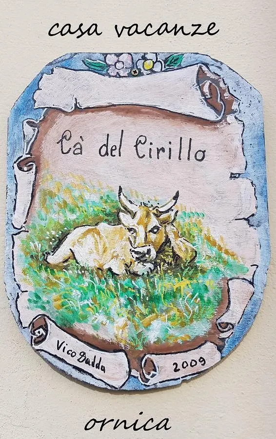 Casa Del Cirillo Lejlighed Ornica 0*,  Italien
